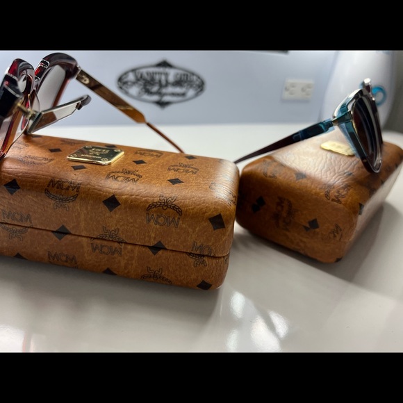 DEEP RED MCM GLASSES ( 2 pairs) - Picture 5 of 5